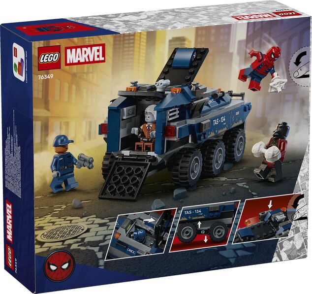 LEGO® Marvel 76349 Spider-Man a naháňačka väzenského transportéru