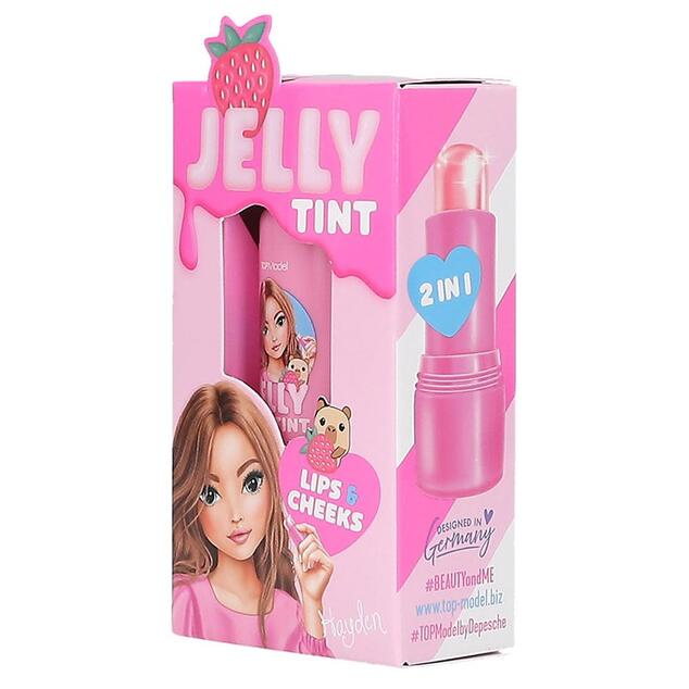 Top Model Gel palčka za ustnice in lica Beauty &amp; Me – jagoda