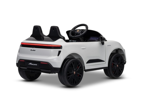 Elektrické autíčko Porsche Macan 12V s pohonom zadných kolies a licenciou (Jednomiestne),