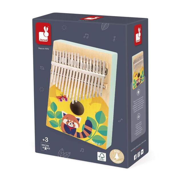 Janod Gioia Instrumento musical de madera para niños Kalimba
