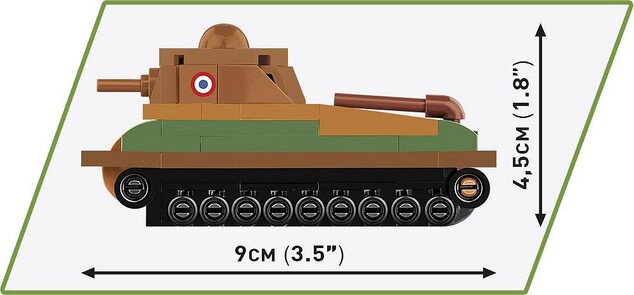 Cobi Somua S-35, 1:72, 99 k