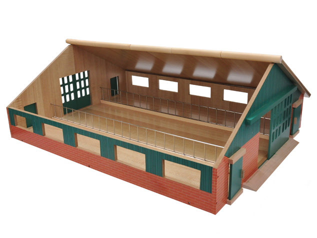Fattoria in legno 73x60x26cm 1:32