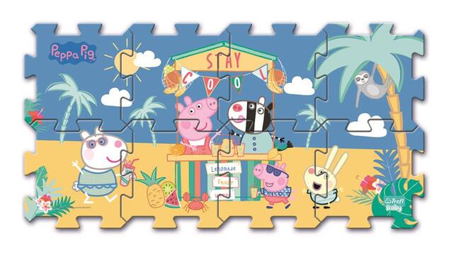 Trefl Penové puzzle  Peppa Pig leto