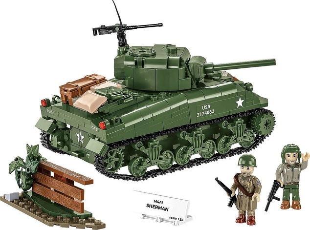 Cobi II WW M4A1 Sherman, 1:35, 663 k, 2 f