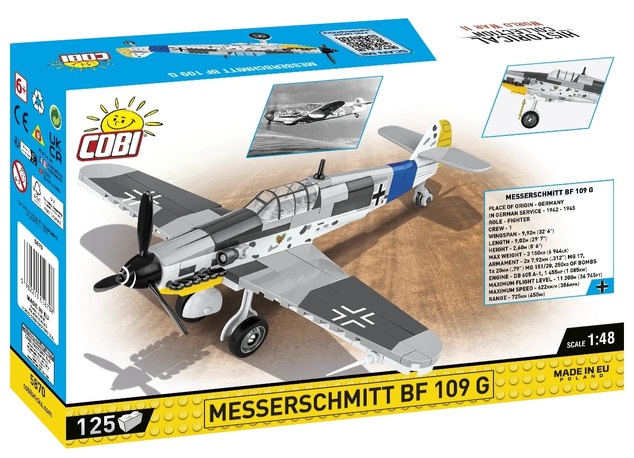 Cobi II WW Messerschmitt BF 109 G, 1:48, 125 k