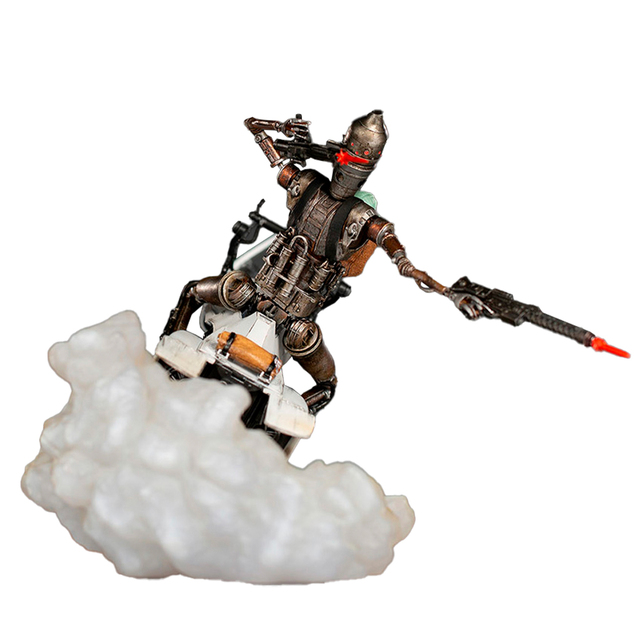 Iron Studios Star Wars: A Mandalorian - IG-11 és A Gyermek Szobor Deluxe Art Scale 1/10