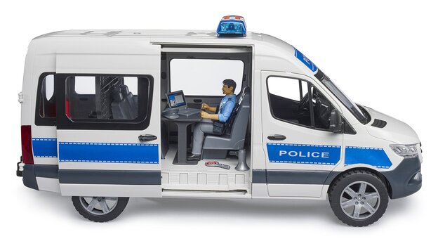 Bruder 2683 MB Sprinter Polícia so svetlami a zvukom