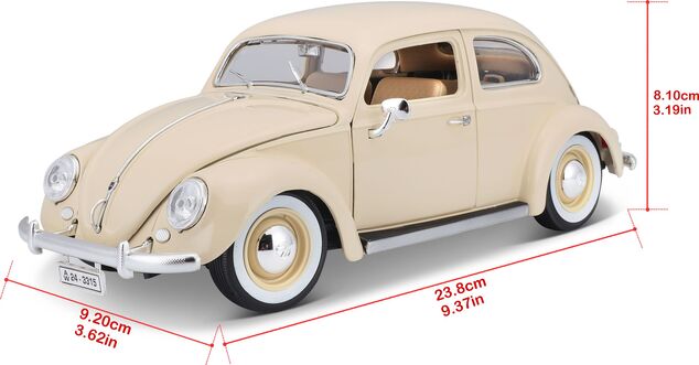 Bburago 1:18 Volkswagen Käfer 1955 Beige