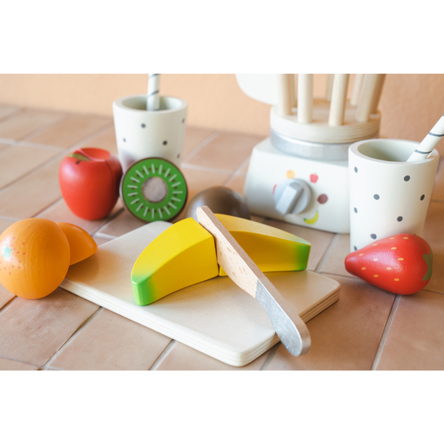 New Classic Toys Drevený smoothie mixér s ovocím