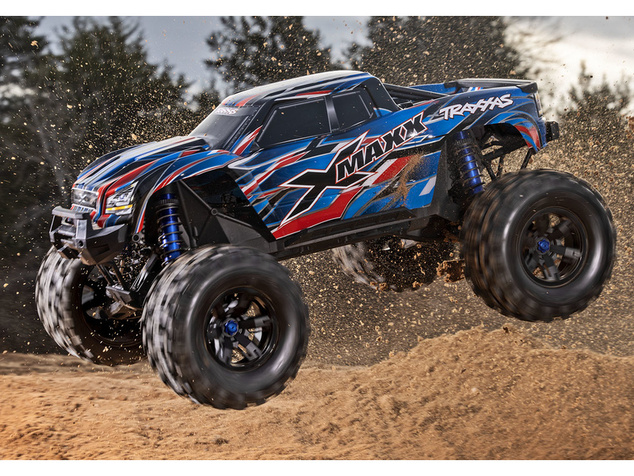 Traxxas X-Maxx 8S Belted 1:5 4WD RTR červený