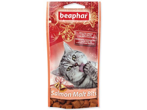 Pochúťka Beaphar Malt Bits losos 35g