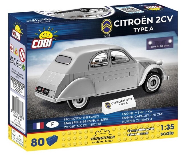 Cobi 24510 Citroen 2CV typ A z roku 1949