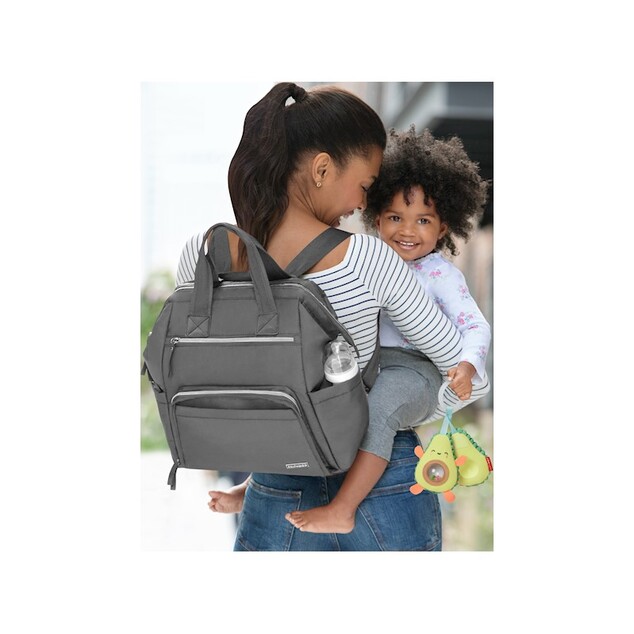 SKIP HOP Wickeltasche / Rucksack Mainframe Charcoal
