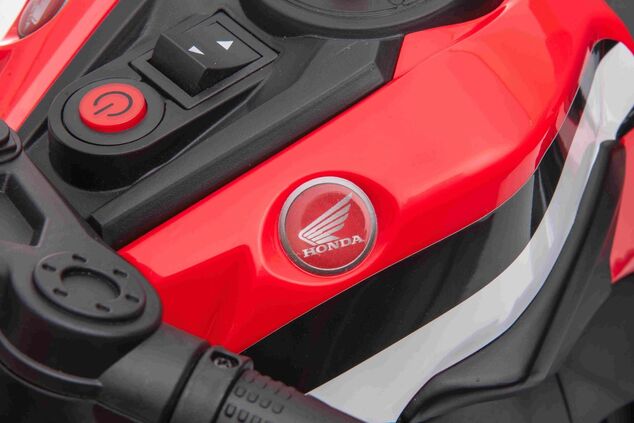 Elektrická Motorka HONDA CBR 1000RR, Licencované, 12V batéria, Plastové kolesá, červená
