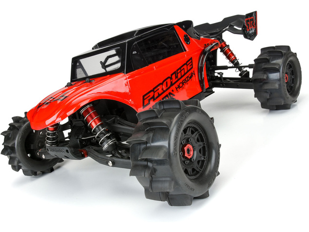Pro-Line koleso 1:10, pneumatika 2.8" Sand Paw HP Belted, čierna doska Raid 12/14mm (2)