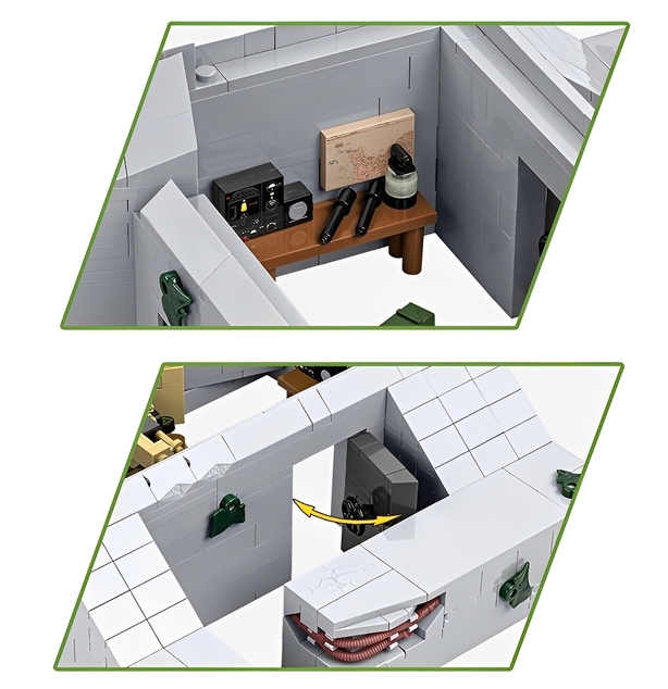 Cobi II WW Regelbau 667 nemecký bunker, 1:35, 630 k, 2 f