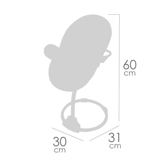 DeCuevas 51570 Sedia multifunzione per sala da pranzo e altalena per bambole 3 in 1 Honey 2026