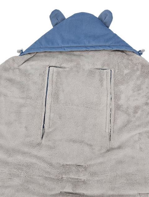 EKO Fußsack für Autositz Blau