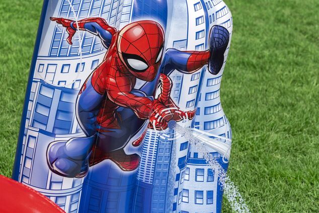 Bestway 98793 Kinder aufblasbares Spielzentrum Spider-Man, 211 x 206 x 127 cm