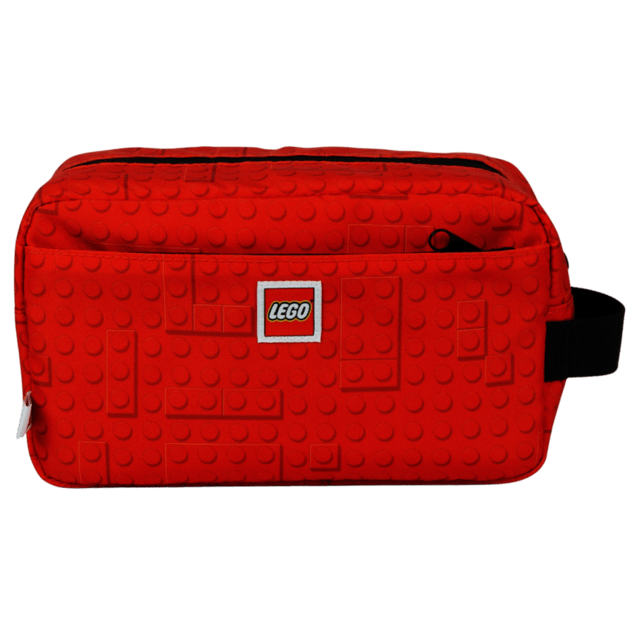 LEGO Brick Dots Red - borsa cosmetica con manico laterale