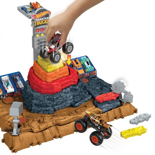 Mattel Hot Wheels Monster trucks aréna: Bone shaker finále herný set
