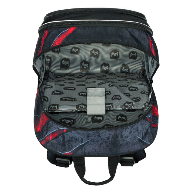 BAAGL SET 5 Core Lava: Rucksack, Federmäppchen, Beutel, Gürteltasche, Laptop-Hülle