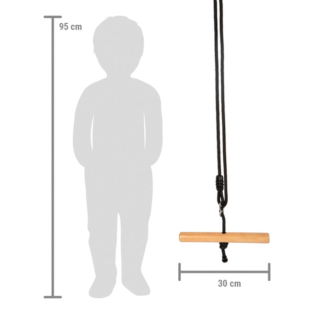 small foot Trapézová hojdačka Black Line