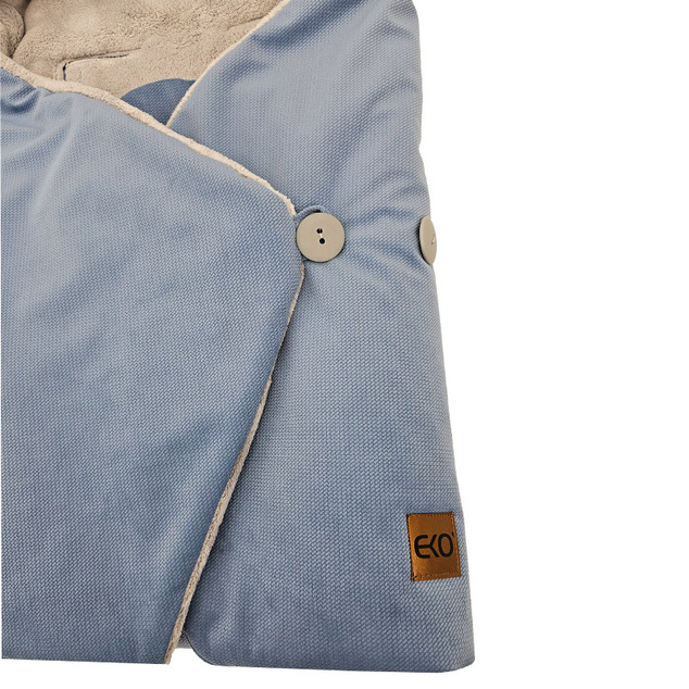 EKO Fußsack für Autositz Blau