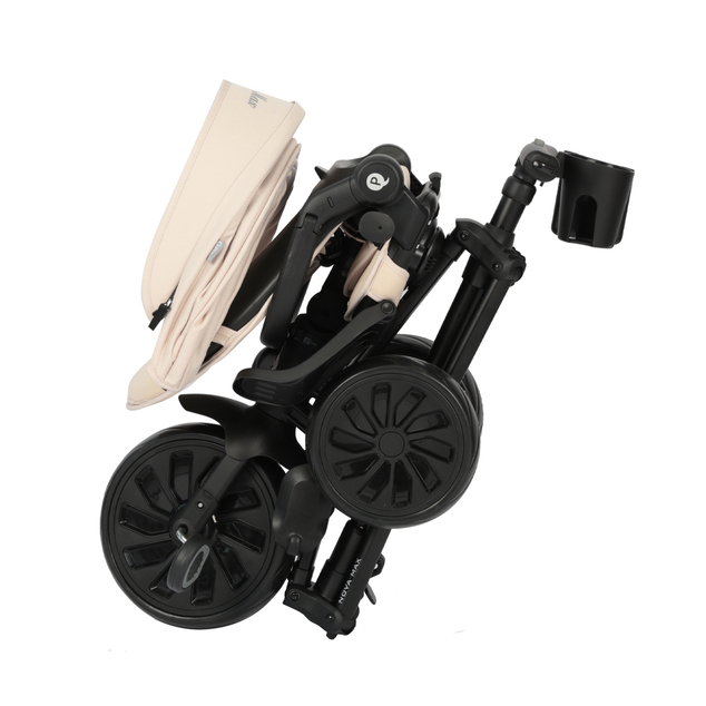 QPLAY Tříkolka Nova Max 5v1 Beige, 10-72 měsíců