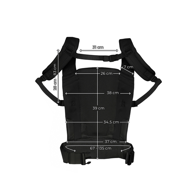 KINDERKRAFT Kindertrage CarryBee Black