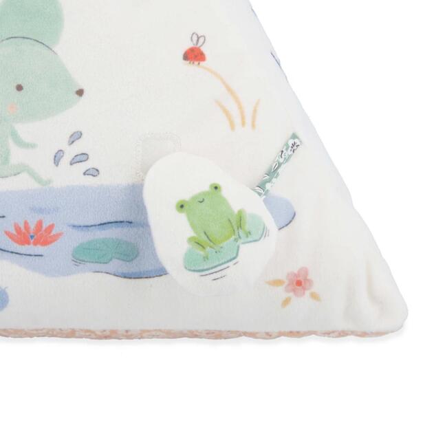 Kaloo Petit Chansons Textil játék háromszög aktivitásokkal és csengővel