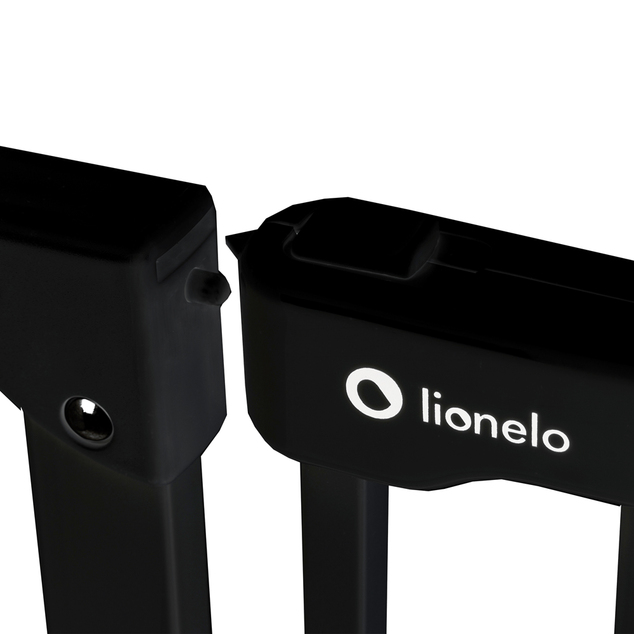 LIONELO Otroška ograja Truus Slim Black Onyx 75-105 cm