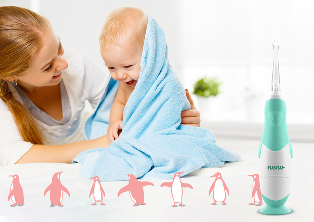NENO Elektrische Zahnbürste Denti Blue 0-3 Jahre