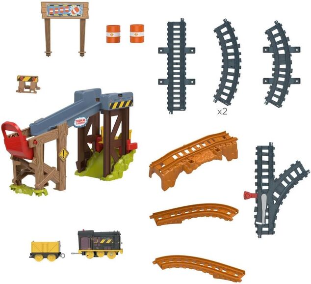 Mattel Fisher Price Tomáš a priatelia Dieselov stavebný a nákladný set