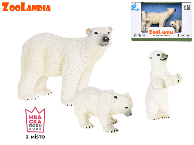 Zoolandia ľadový medveď s mláďatami