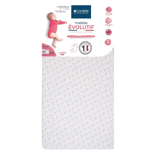 Materasso Convertible 60x120x12 cm