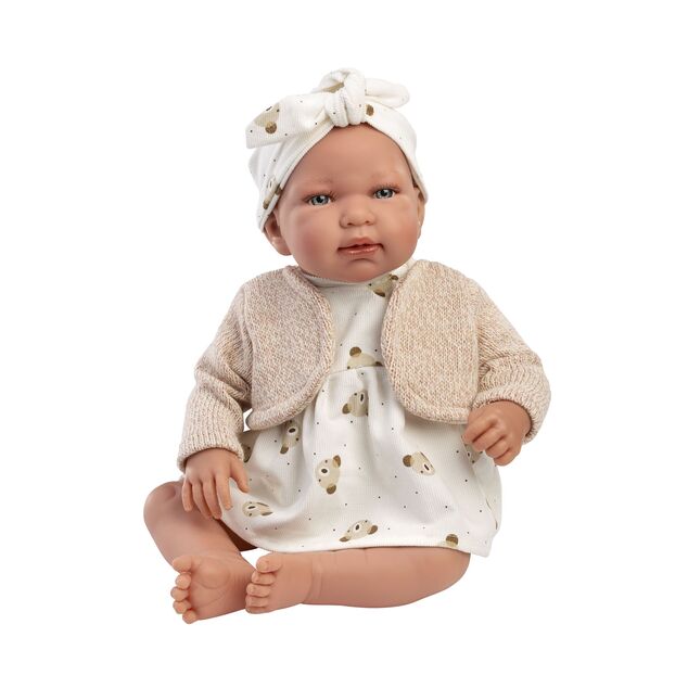 Llorens M844-010 oblečenie pre bábiku bábätko NEW BORN veľkosti 43-45 cm
