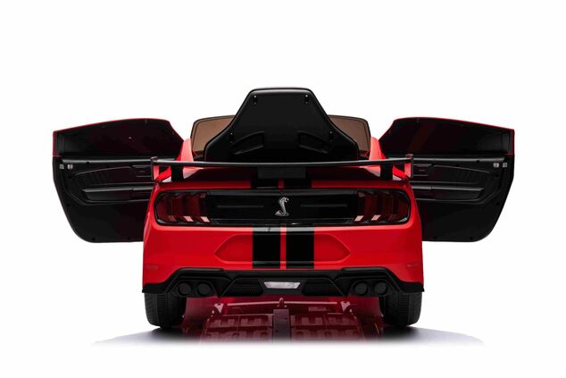 Elektrické autíčko Ford Shelby Mustang GT 500 Cobra, červené, 2,4 GHz diaľkové ovládanie