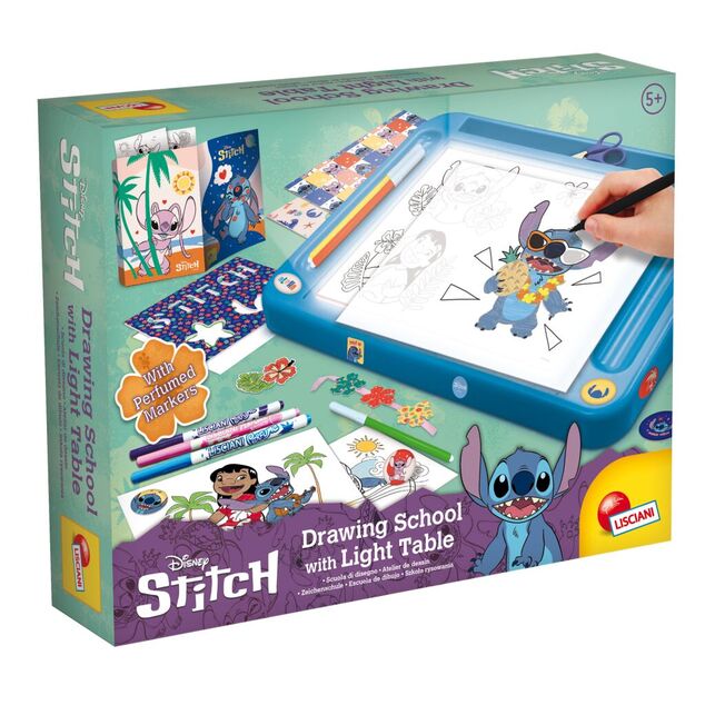 Stitch Zeichentafel mit Beleuchtung