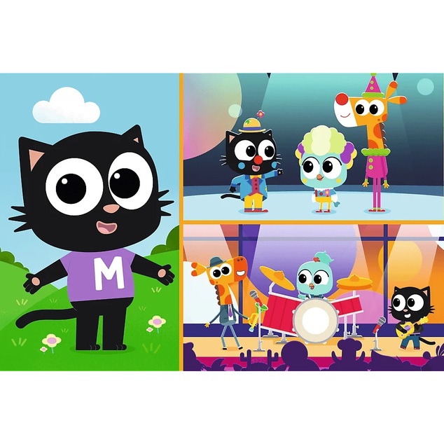 Trefl Puzzle 24 maxi Milo, Dobrodružstvá malého kocúra Mila