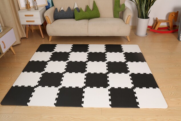 Podložka penová puzzle Luno 150x180 cm Black Kinderkraft 2020