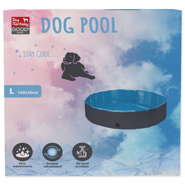 Piscină Dog Fantasy rotundă 160x30cm