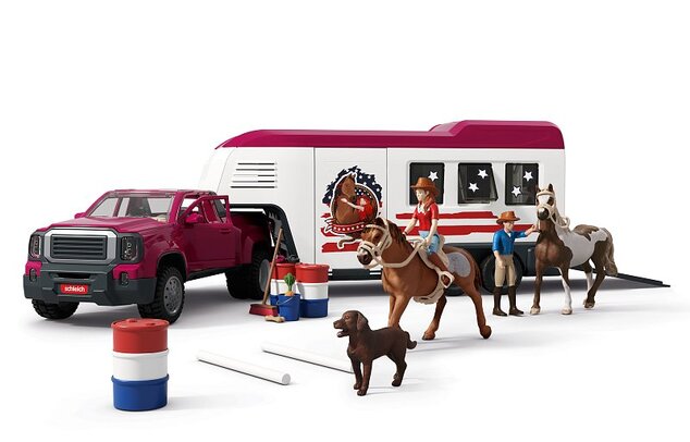Schleich Auto Lakeside s prívesom
