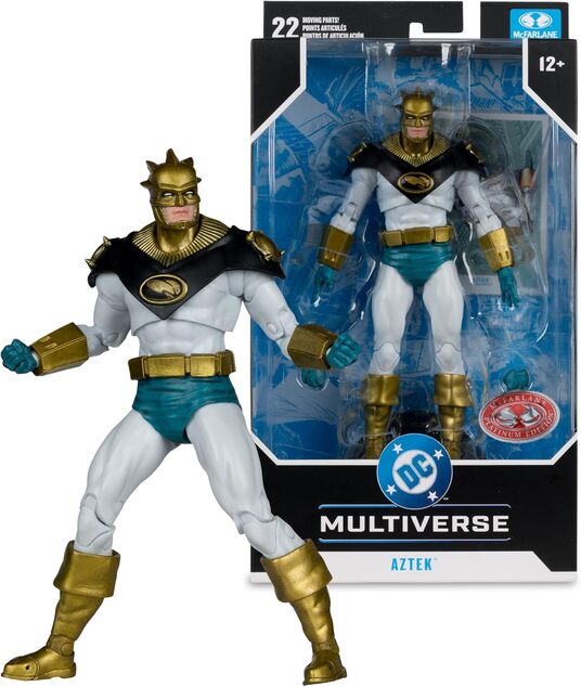 DC Multiverse Aztek (DC Classic) 7in Akciófigura McFarlane Toys Red Platinum Edition