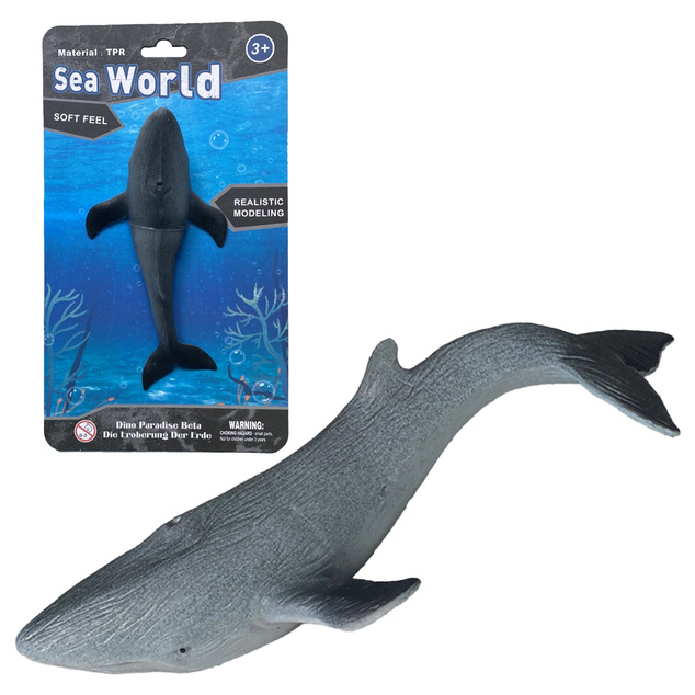 Živá příroda: Modrá velryba – realistický model (18 cm)