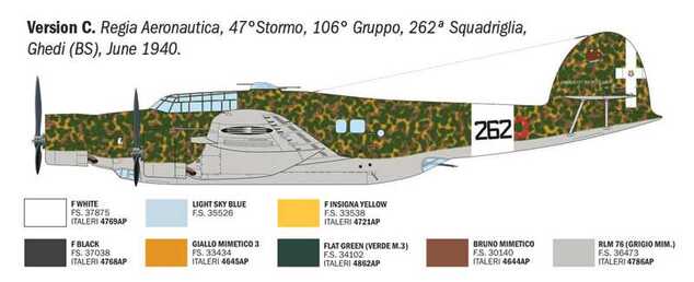Model Kit avion 1479 - Cant Z 1007 (1:72)