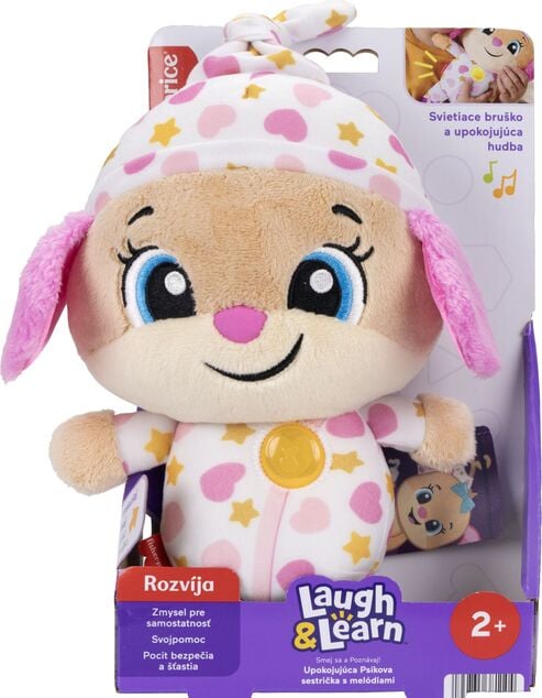 Fisher Price Upokojujúca psíkova sestrička s melódiami SK