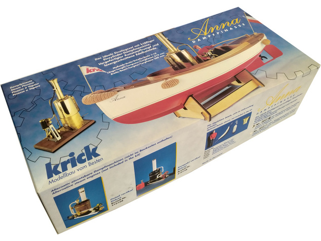 Krick Anna kit s parným strojom V2