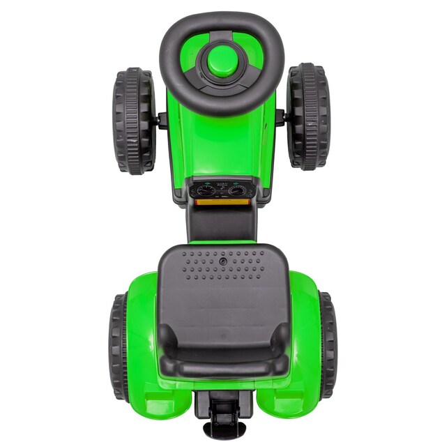 Detské odrážadlo traktor s vlečkou a náradim Baby Mix Benny zelené