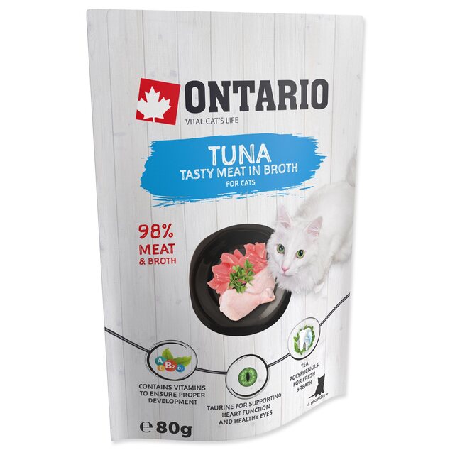 Kapsička Ontario tuniak vo vývare 80g